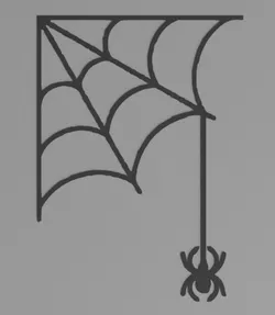 Cobweb Stencil