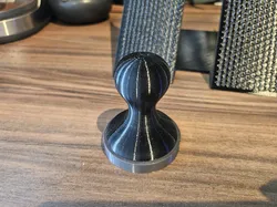 Coffee piston stamper