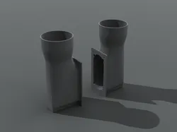 Core One Fan Duct / Vent / Exhaust 90° - 100m outer diameter