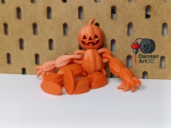 Cute Flexi Pumpkin Buddy Halloween