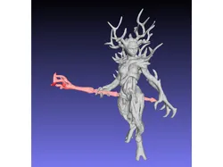 Dryad from spriggan - without the base and separated staff - Remix