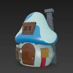 Fișiere pentru imprimante 3D | Fișier 3MF | Maison de schtroumpf