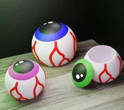 Halloween Eyeball - Candy Bowl NO SUPPORT NEEDED_update