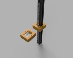 MGN12 and MGN9 alignment clamp for precision rail centering