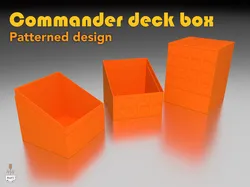 Patterned Commander Deck Box