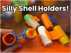 Silly Shell Holder - Side Shells (single sided or double sided)