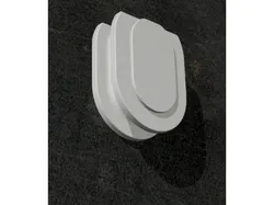 Strong lashing hook for riveting on platform trucks etc.