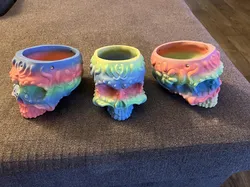 Sugar Skull Floating Planter
