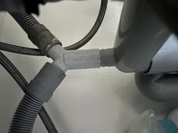 Y drain junction for IKEA sink