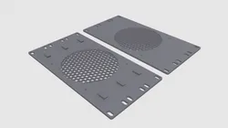 10 inch rack Front Panel 120mm Fan