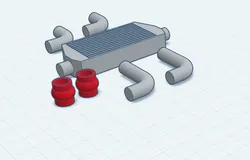 1/10 scale intercooler kit