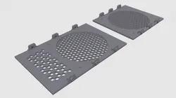 3D printable rack - 6.5 inch rack Topper