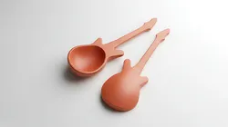 3D Printed Electric Guitar Spoon