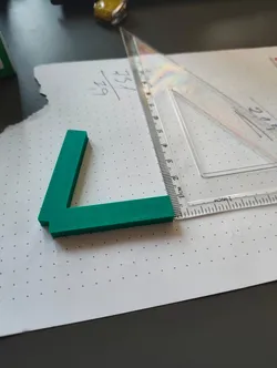 75 degree angle and a 75 degree triangle prism