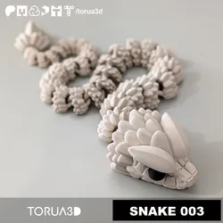 Articulated Snake 003 - Print in place - No supports - STL