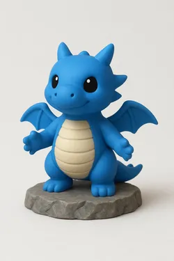 Chibi Dragon 3D Model
