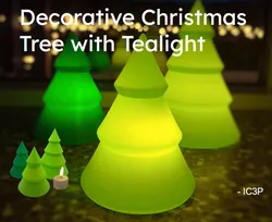 Decorative Christmas Tree with Tealight