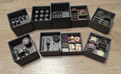 Gridfinity stackable bins for Dremel tools and accessories