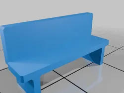 H0 scale benches