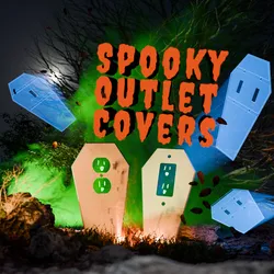 Halloween Coffin Outlet / Toggle Switch Cover