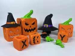 Halloween XYZ Calibration Cube