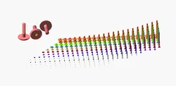 Hundreds of Metric Flat Head Allen Furniture Screw Bolts with Precise Threads M1.6 up to M64
