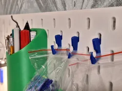 IKEA Skadis Hooks - 1.6g and rated for 4kg in PLA!