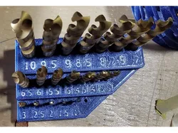 Metric Drill Bit Block