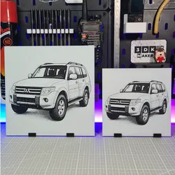 Mitsubishi Pajero – Hueforge – 3 Colors