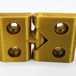 Other STL Descărcare - Hinge_-_print_in_place_-_no_supports_-_M4_screwholes - Батир Кулаков