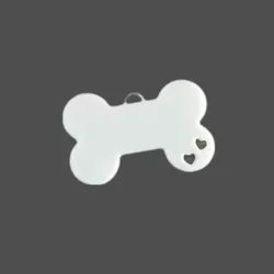 Pets STL indir - Dog Tag with Hearts - Sonya Perry