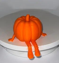 Pumpkin with arms and legs ( Articulated )
