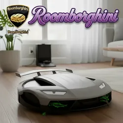 Roomborghini Lamborghini Inspired Decorative Top Cover for Roomba - Style Robot Vacuum