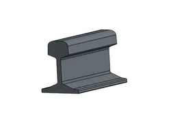 S49 rail profile 1:1
