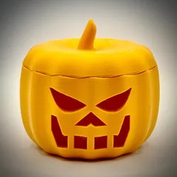 Small Traditional Pumpkin #2 Tealight Candle with Light Diffuser