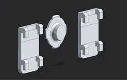 ToughBuilt mount and locking pin