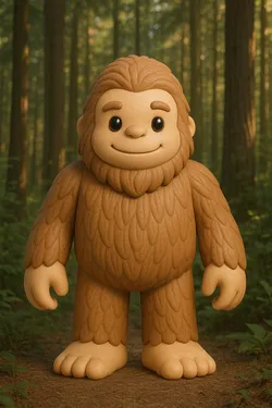 Toy Sasquatch also known as "Bigfoot".