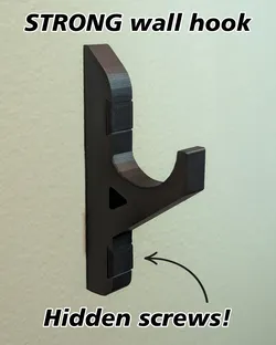 Wall Hook with hidden screws