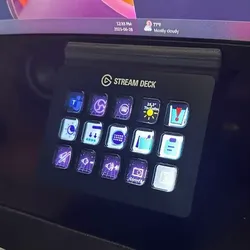 15Key StreamDeck MK1 - Monitor Mount Flat or Curved