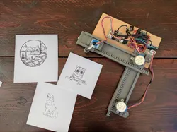 Arduino mini CNC plotter