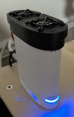 Arris S34 Modem Top Cooler using 40mm fans