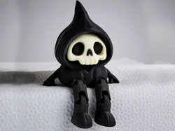 Articulated Grim Reaper - Halloween Flexi Pumpkin Death