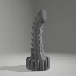 Fișiere pentru imprimante 3D | Fișier 3MF | Dildo Demon Rising Scaly Dragon Cock Penis Sex Toy