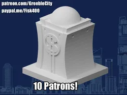 GreebleCity: Visually similar but legally distinct coin depository (10 patron milestone!)
