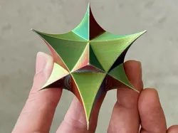 Hyperbolic Compound of Cube and Octahedron