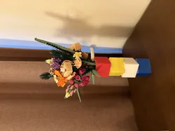 Lego square Bouquet Vase - multicolor