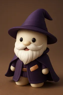 Mallowwyn - Marshmallow Wizard figure
