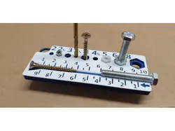 Metric screws, nuts and bolts jig