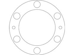 MG TC Rear Hub Gasket
