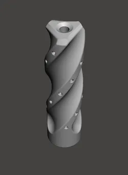 MOCK SUPPRESSOR TRINITY - 150x38 - AIRSOFT